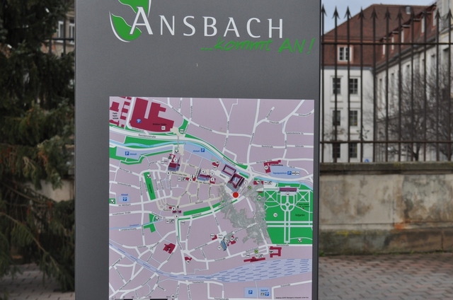 Ansbach, a munkavégzés helyszíne.